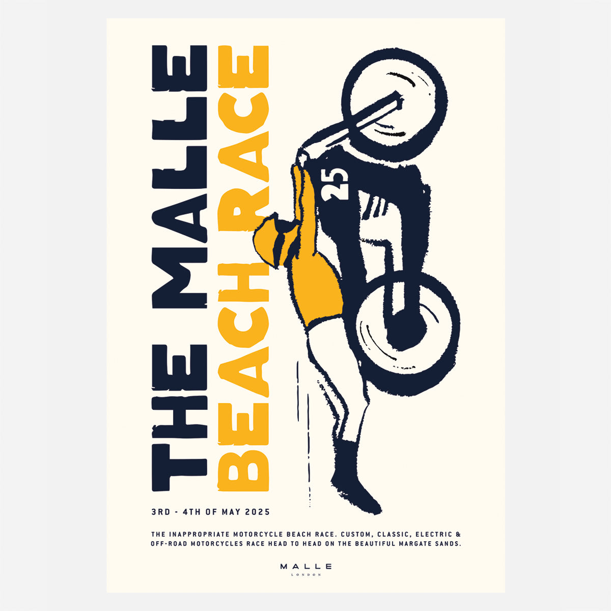 The Malle Beach Race 2025 Ltd Edition Poster