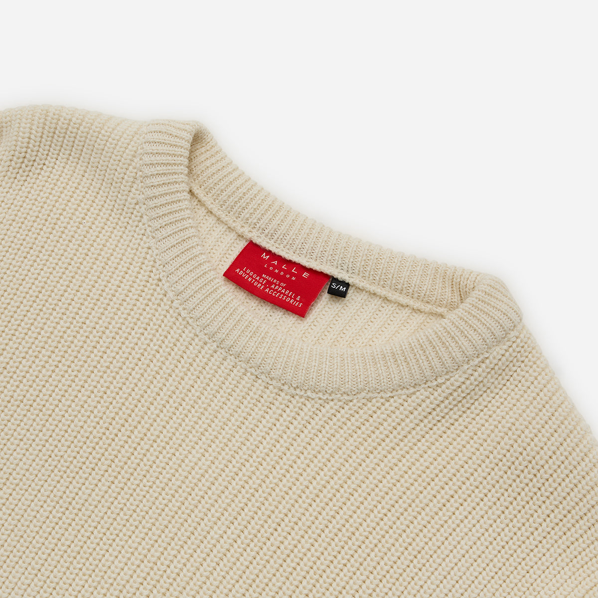 Merino Heavyweight Jumper - Ecru