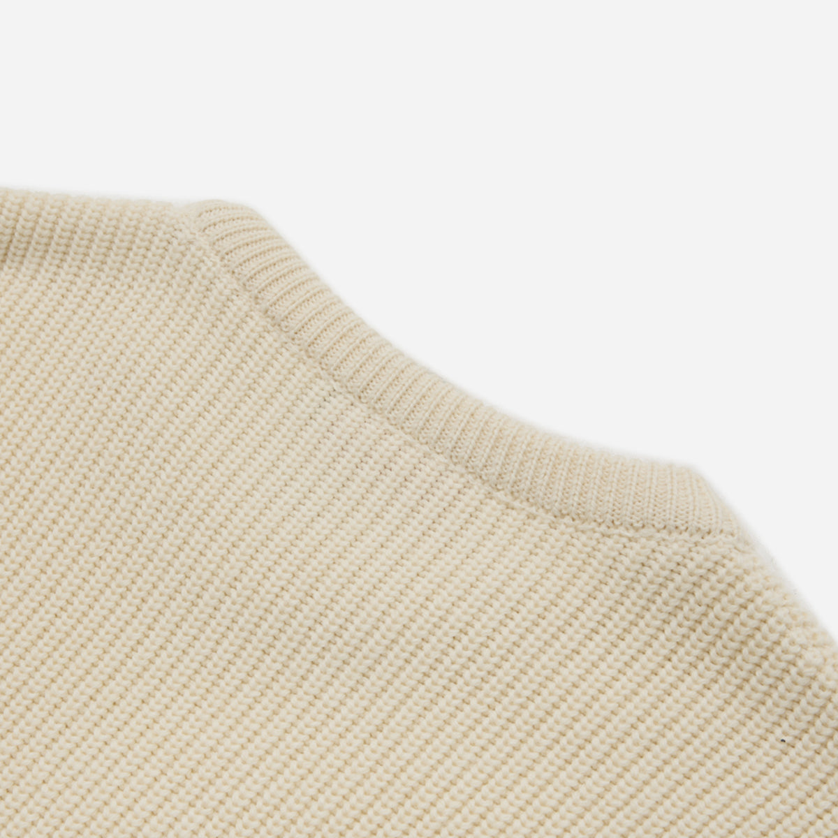 Merino Heavyweight Jumper - Ecru