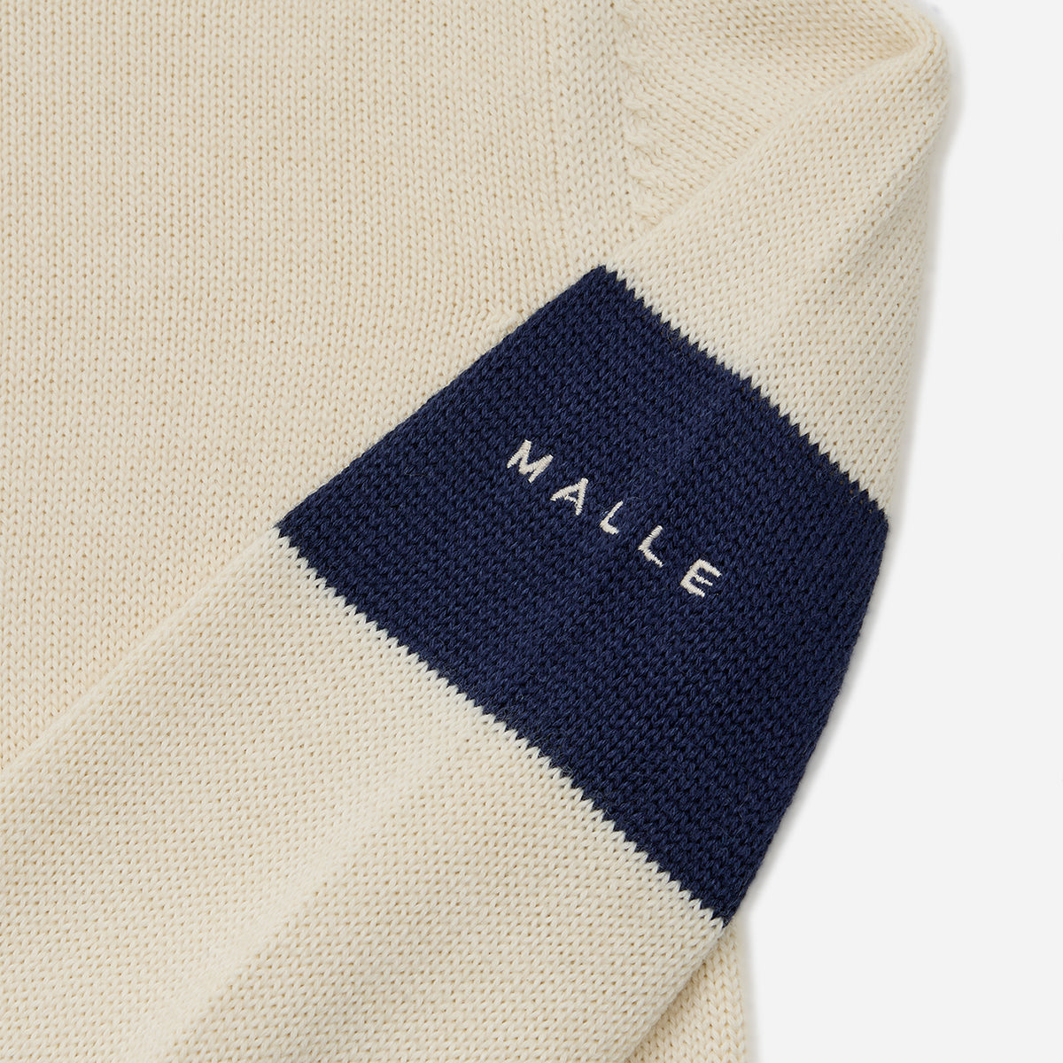Merino Quarter Zip Jumper - Ecru
