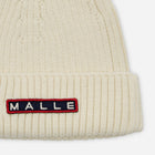 Malle Merino Wool Logo Hat - Ecru