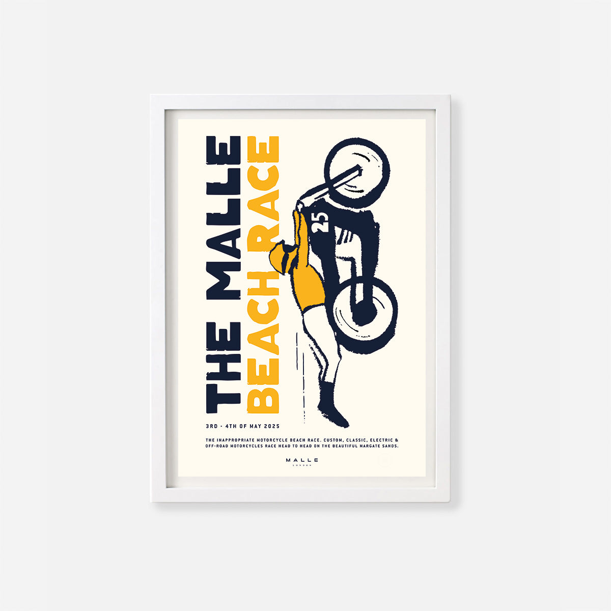 The Malle Beach Race 2025 Ltd Edition Poster