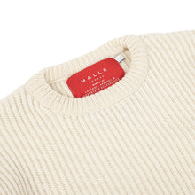 Merino Wool Heavy-Weight Ribbed Crew Jumper
