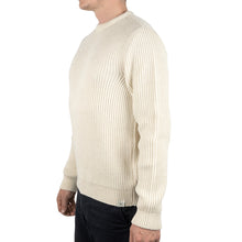 Merino Wool Heavy-Weight Ribbed Crew Jumper