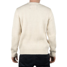 Merino Wool Heavy-Weight Ribbed Crew Jumper