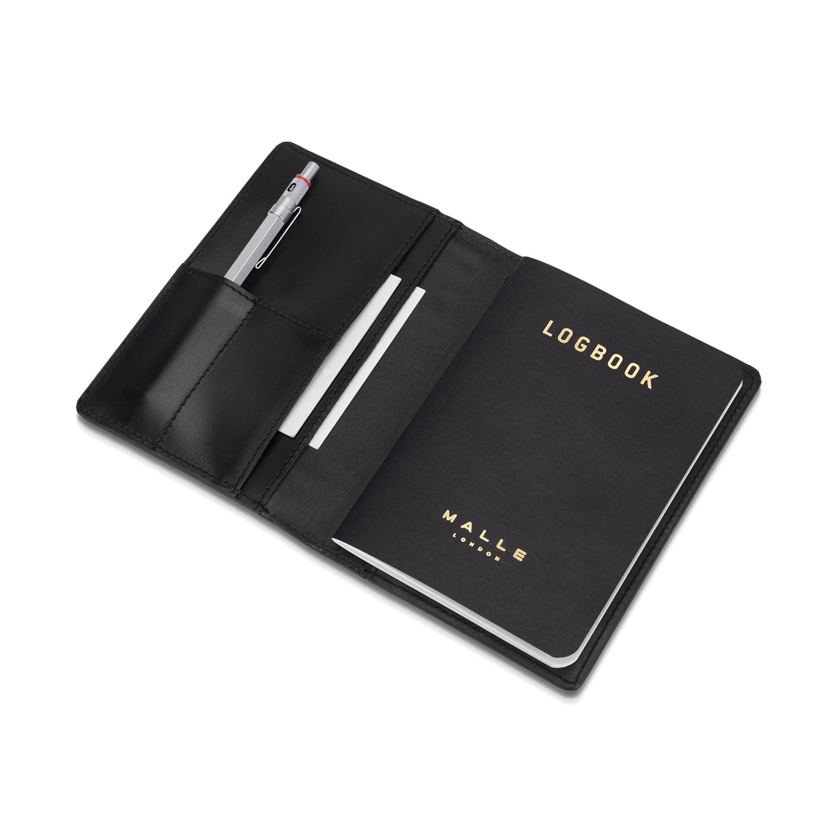 Leather Malle Logbook Cover and Logbooks
