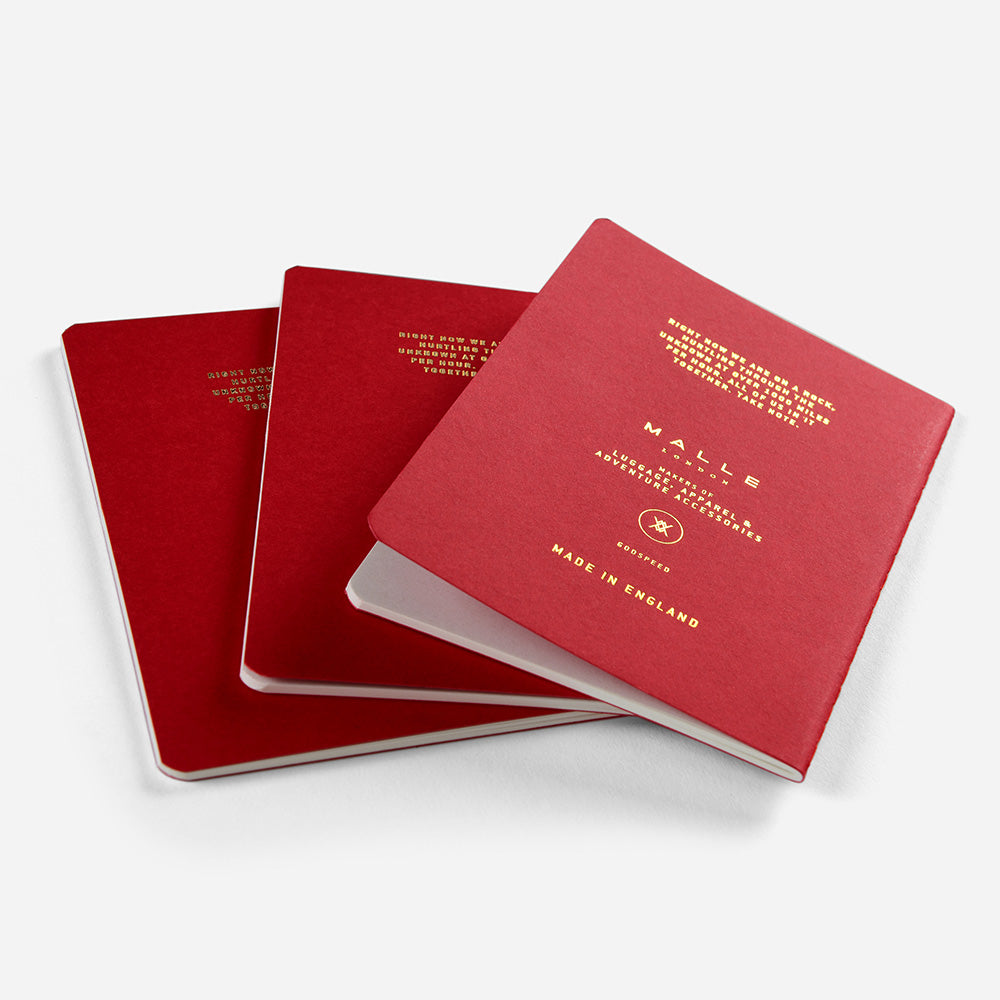 Malle Logbook - Set of 3