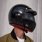 The Malle X NEXX A.T.P Carbon Fibre Motorcycle Helmet