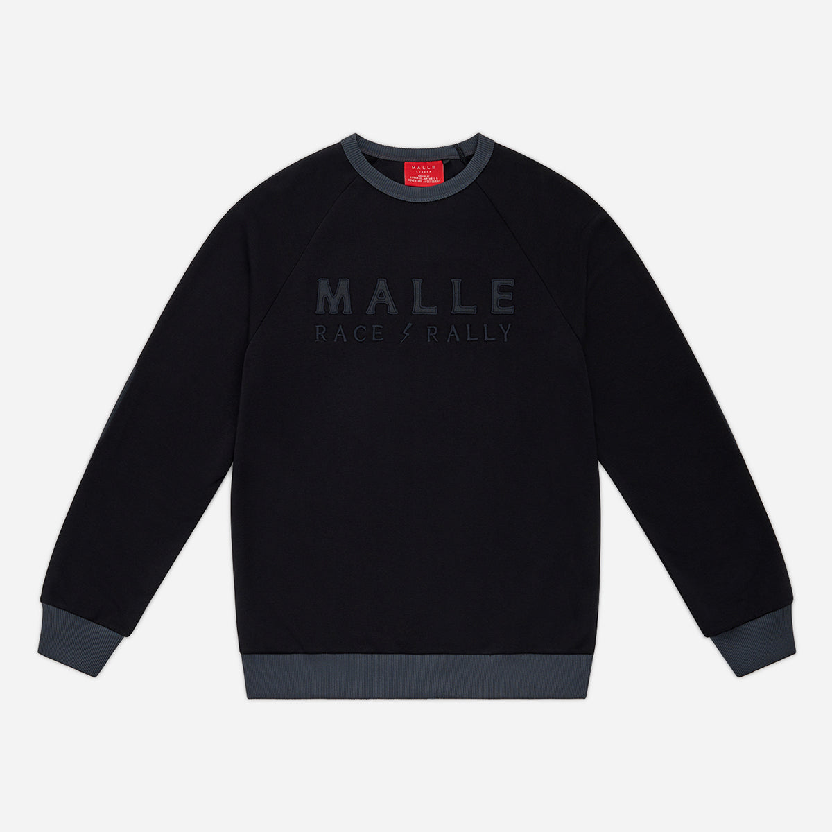Malle Black Raglan Sweatshirt