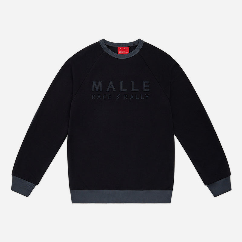 Malle Black Raglan Sweatshirt