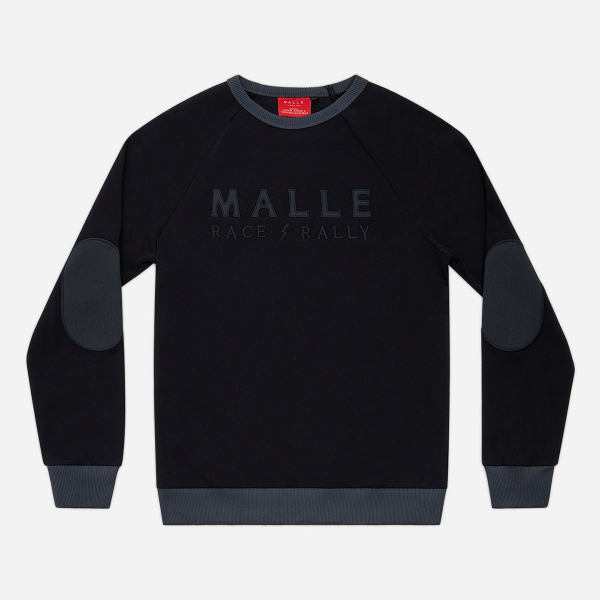 Malle Black Raglan Sweatshirt