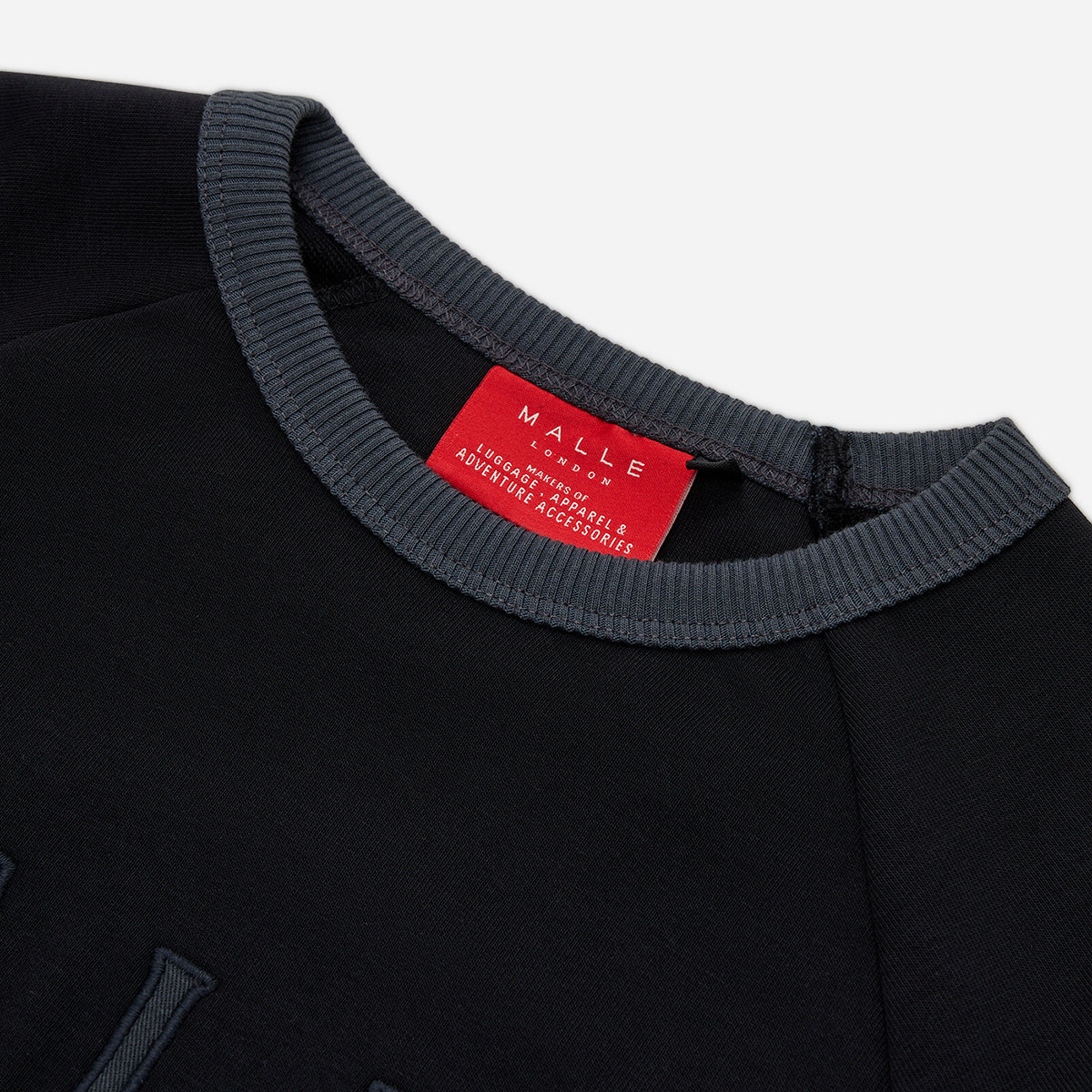 Malle Black Raglan Sweatshirt