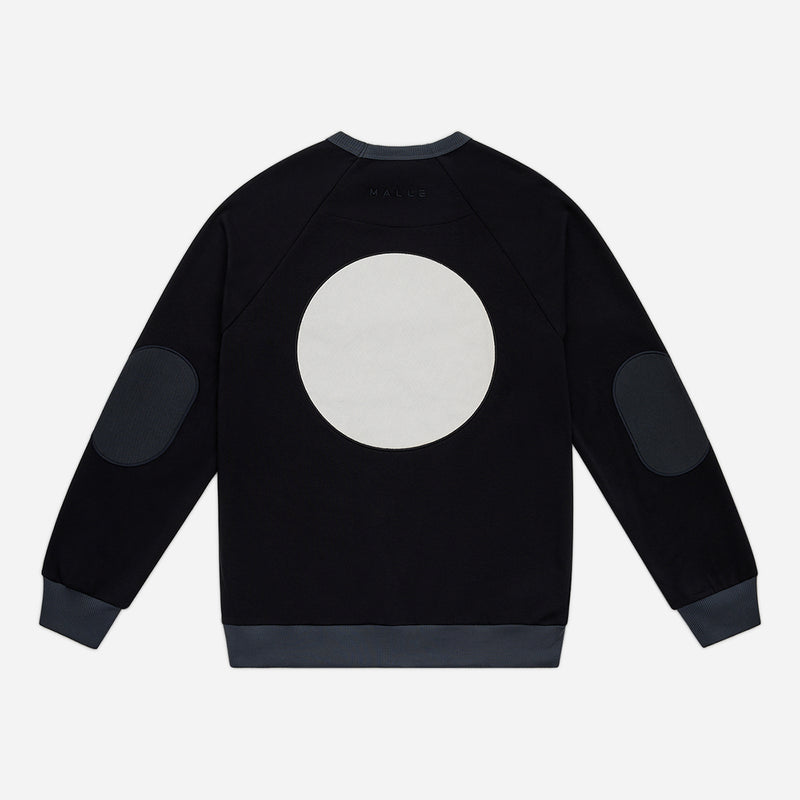 Malle Black Raglan Sweatshirt