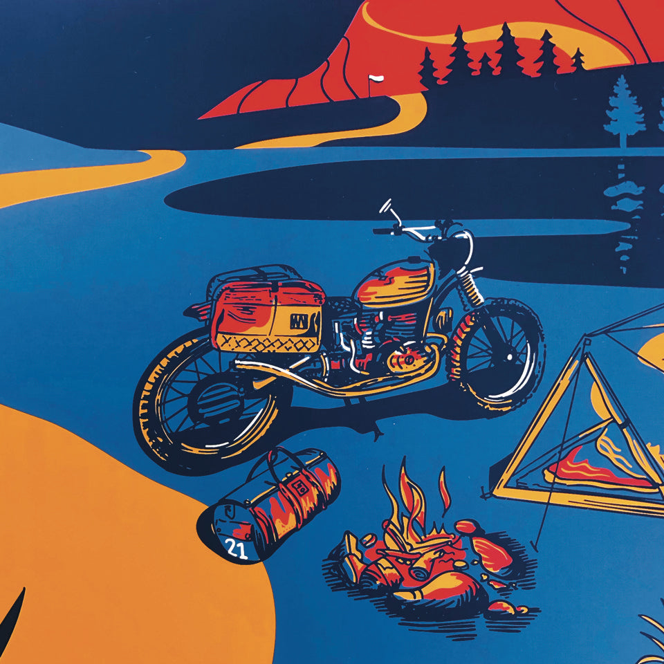 THE GREAT MALLE RALLY 2021 OFFICIAL ARTWORK