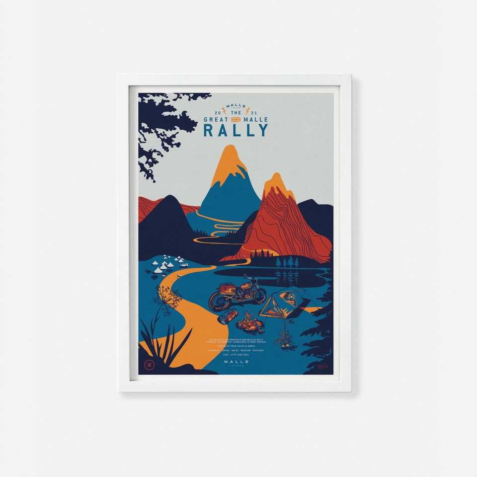 THE GREAT MALLE RALLY 2021 OFFICIAL ARTWORK