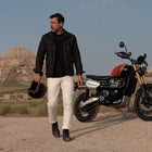 Malle White Denim Trousers