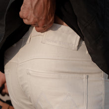 Malle White Denim Trousers