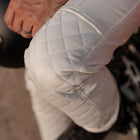 Malle White Denim Trousers