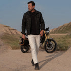 Malle White Denim Trousers