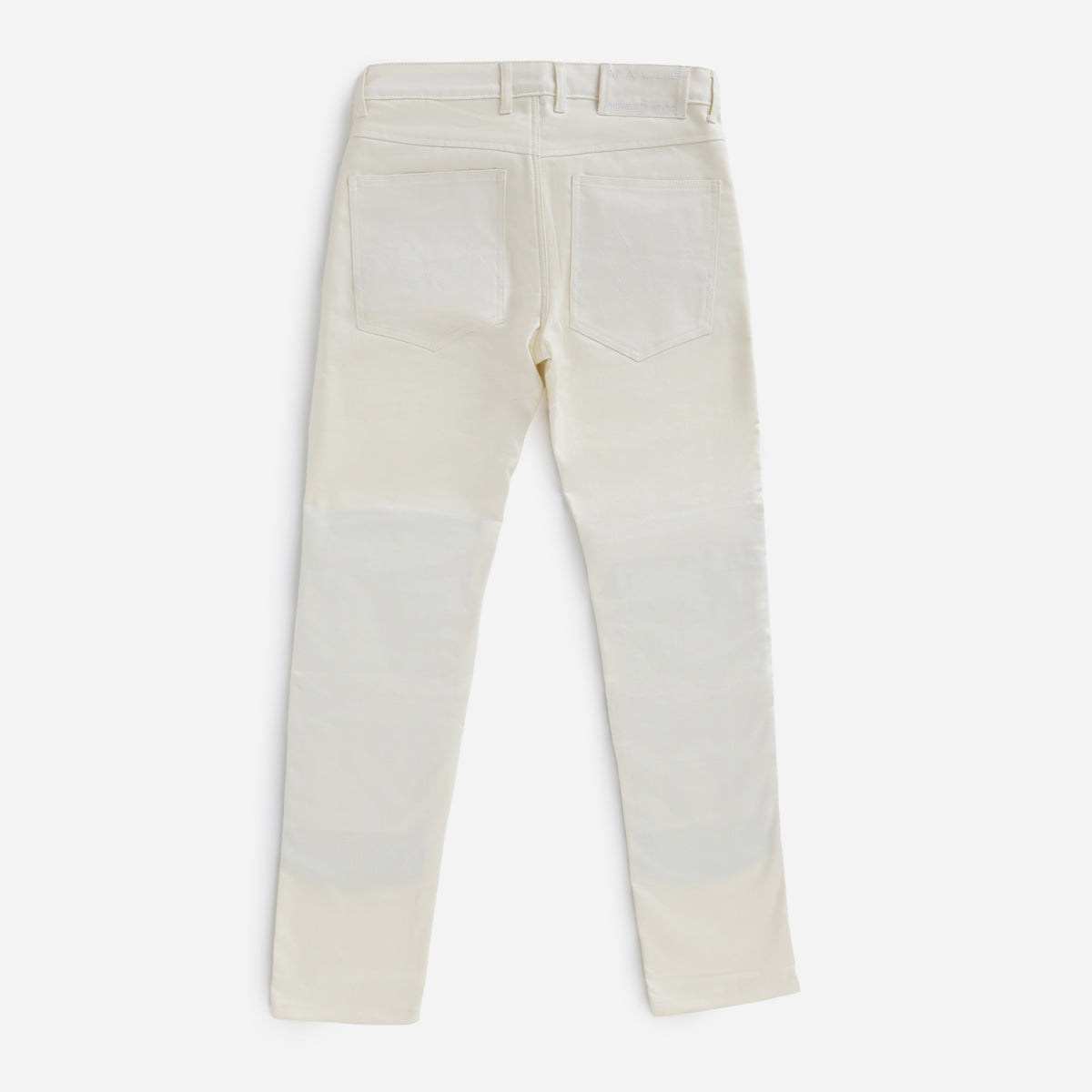 Malle White Denim Trousers