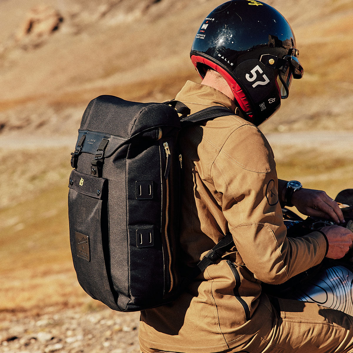 The Malle X Breitling Expedition Backpack | Malle London