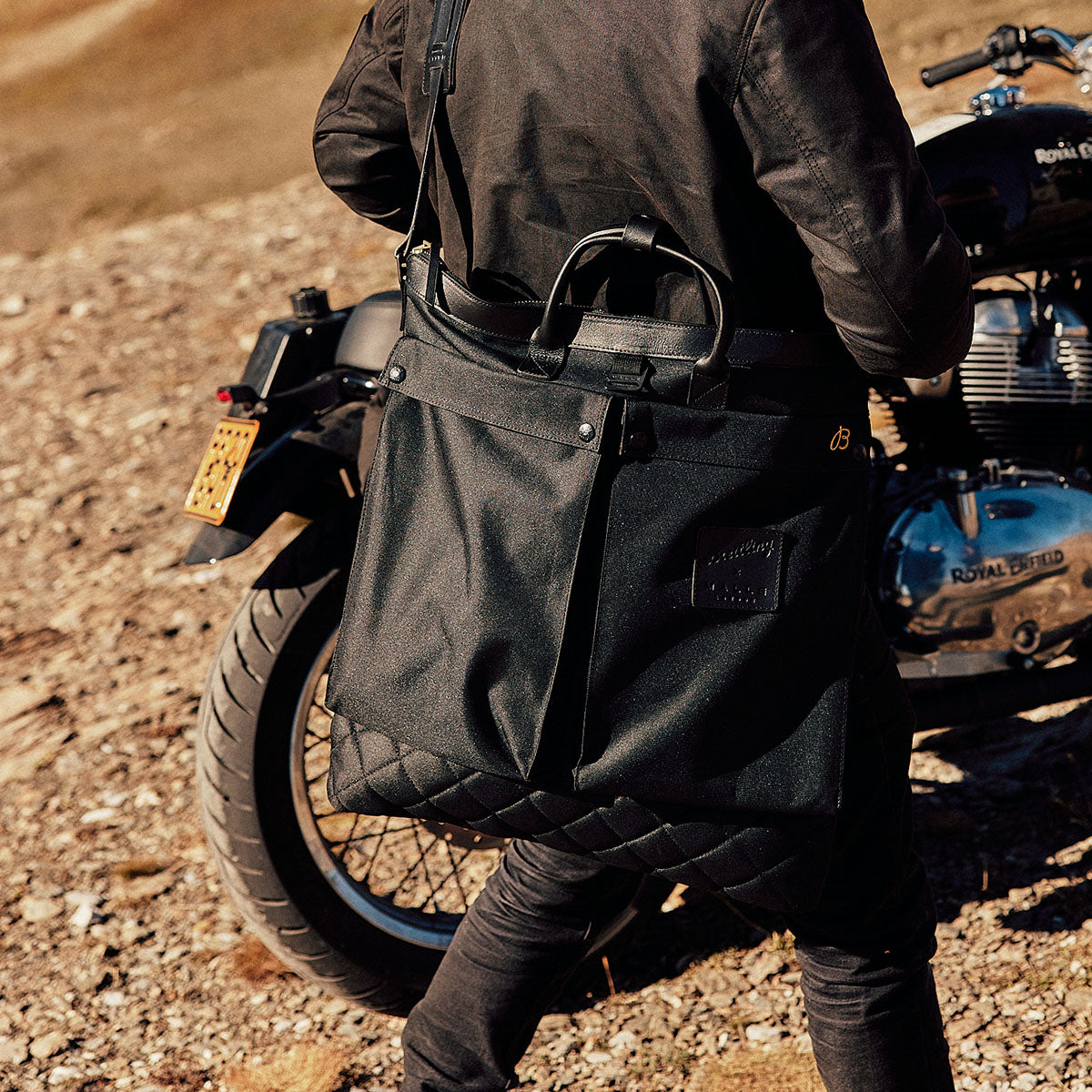 The Malle X Breitling Helmet Bag