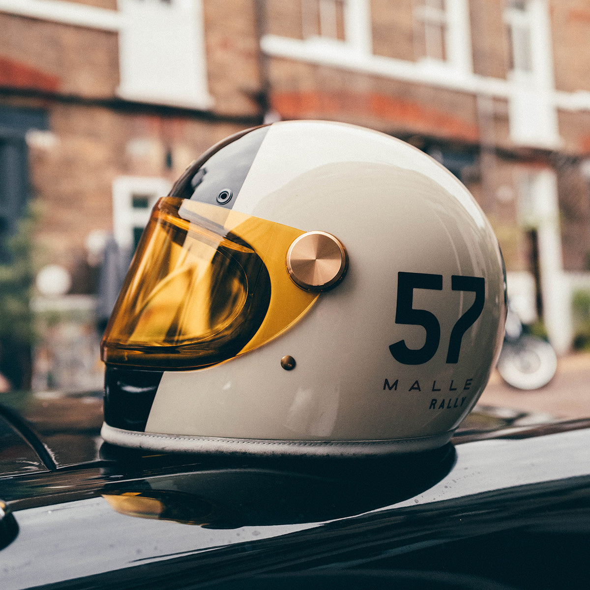 東本昌平　RIDEX CAROLAWAY HALMAN The Hedon X Malle Rally Special Edition Helmet | Malle London