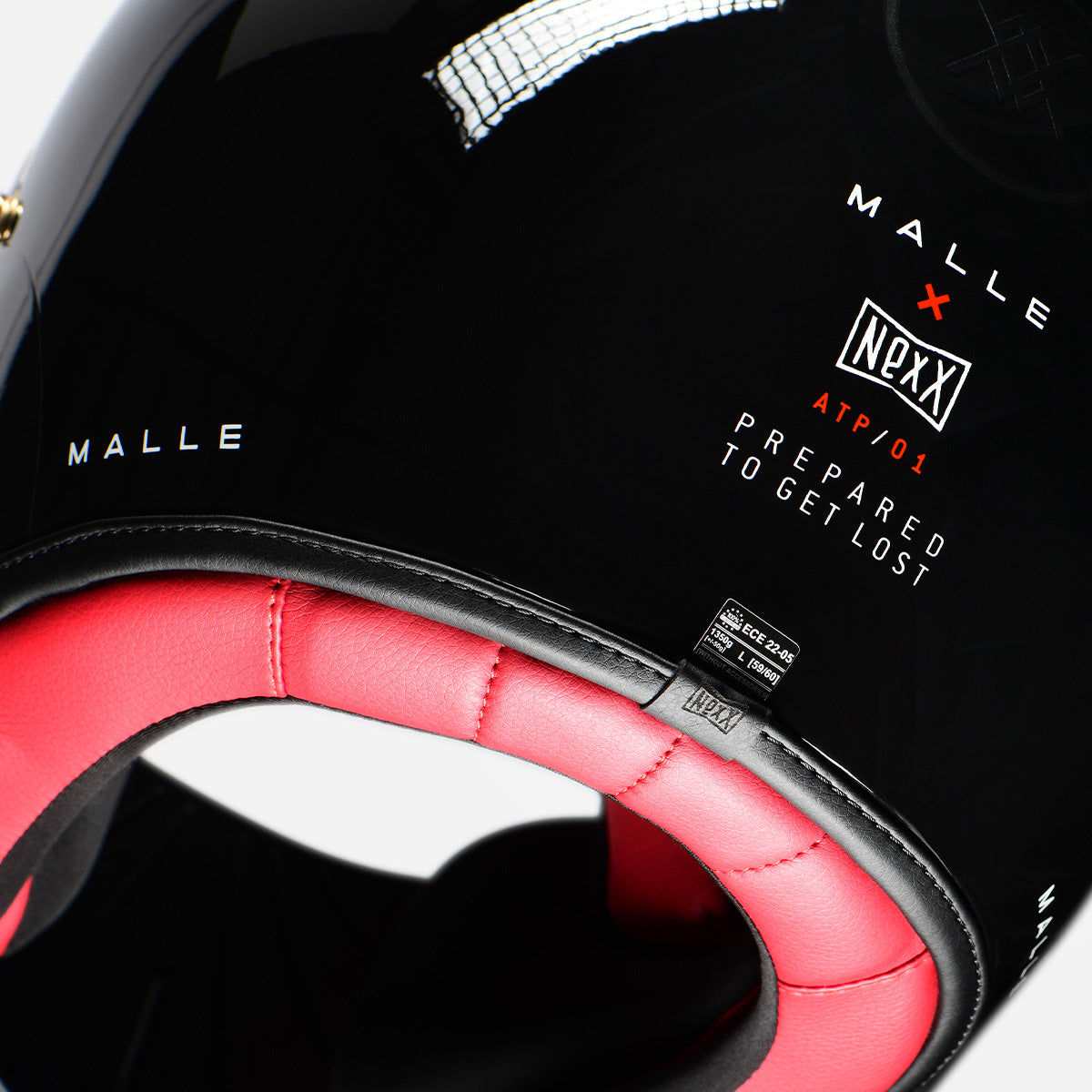 The Malle X NEXX A.T.P Carbon Fibre Motorcycle Helmet