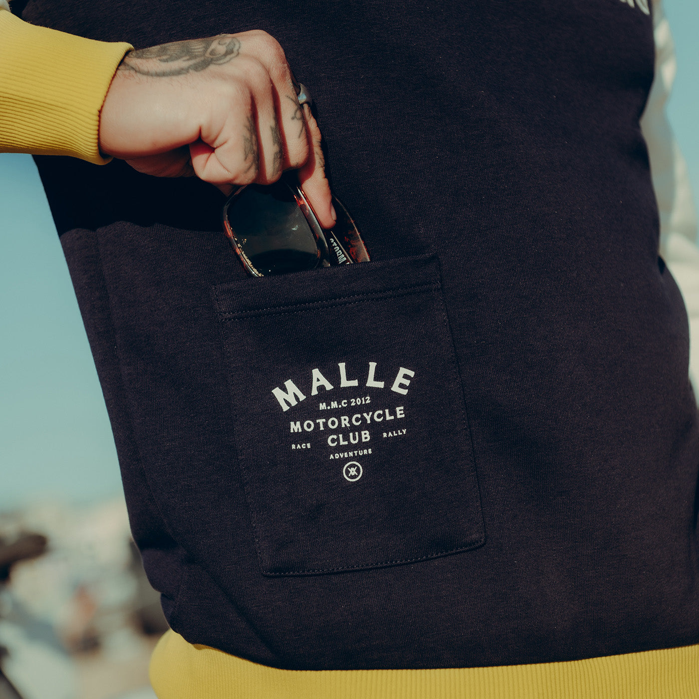 Malle Beach Racing Raglan Sweatshirt