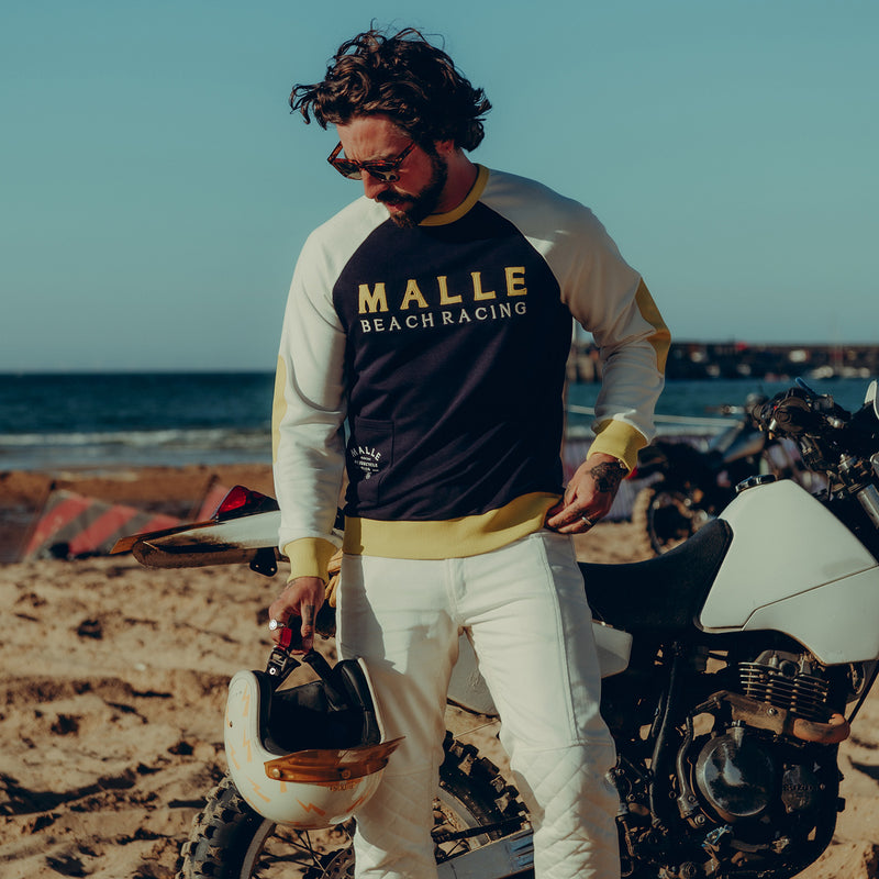 Malle Beach Racing Raglan Sweatshirt