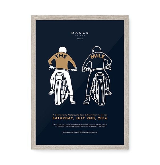 The Malle Mile 2016 Race Artwork