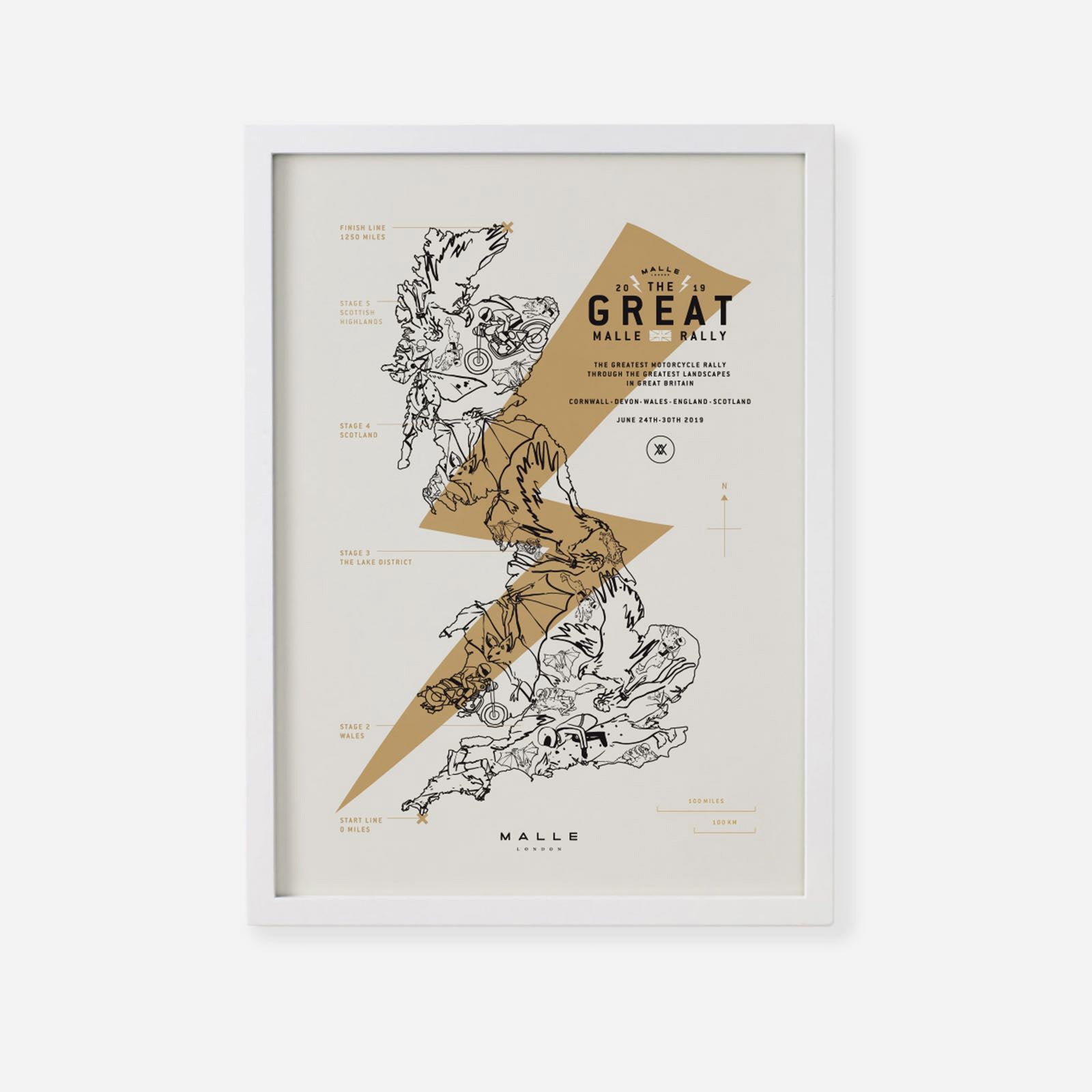 The Great Malle Rally 2019 Artwork