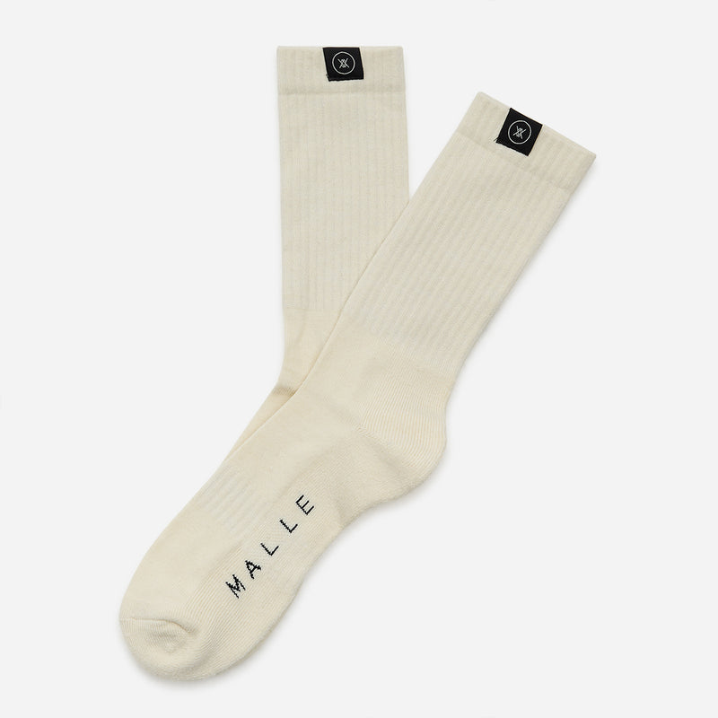 Merino Wool Socks - Ecru