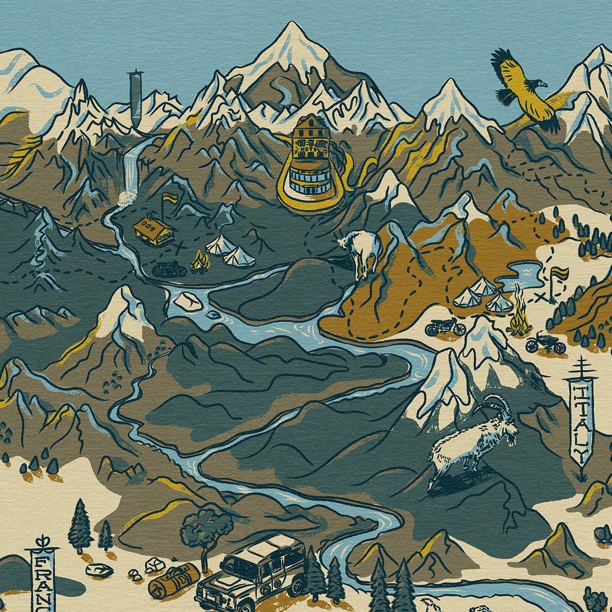 The Great Malle Mountain Rally 2025 - Official Artwork