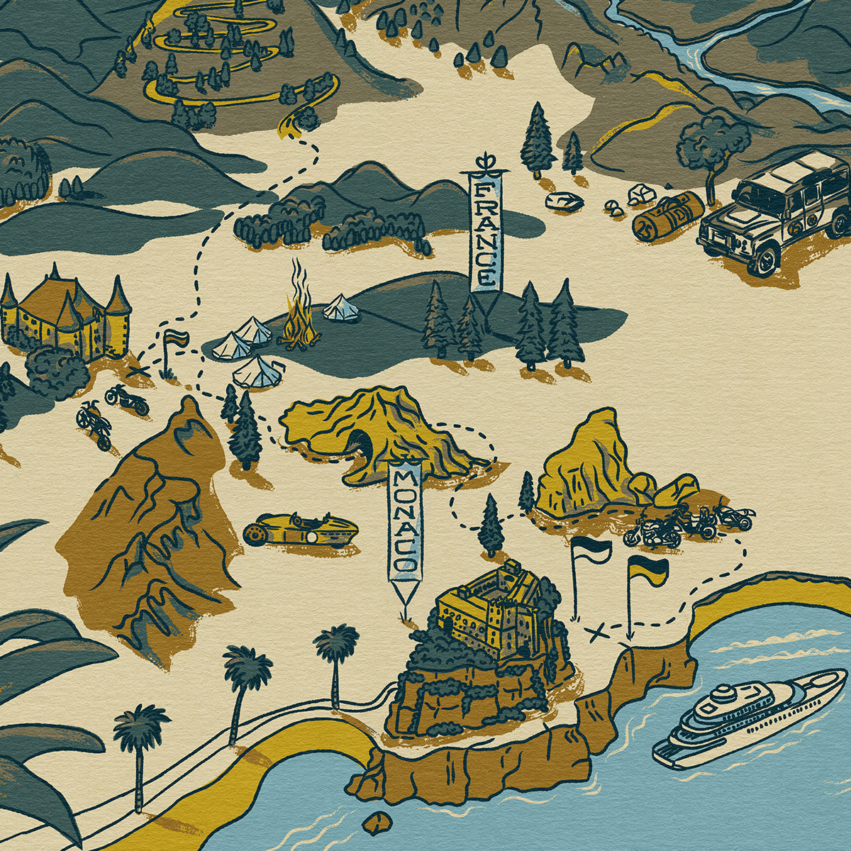 The Great Malle Mountain Rally 2025 - Official Artwork