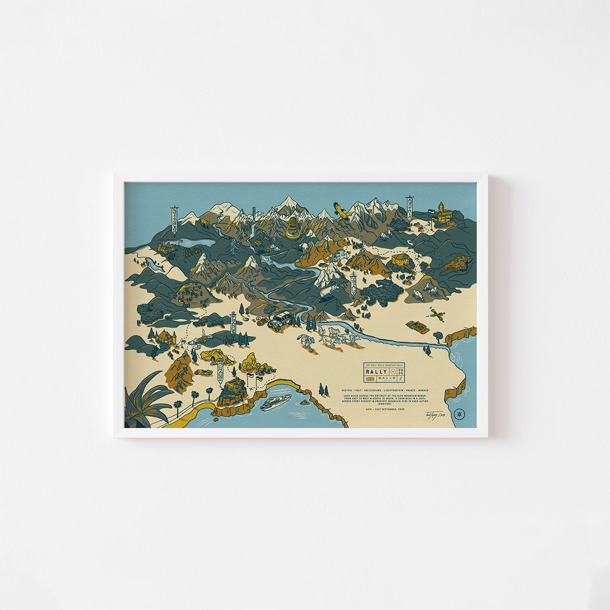 The Great Malle Mountain Rally 2025 - Official Artwork