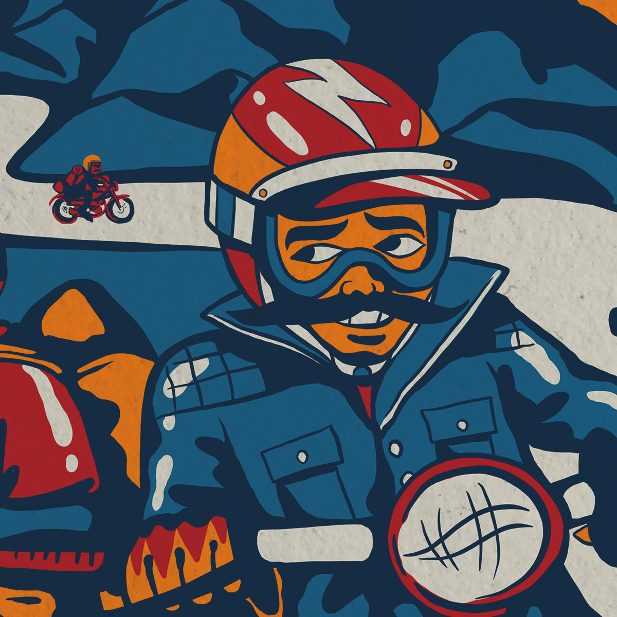 THE GREAT MALLE RALLY 2023 POSTER