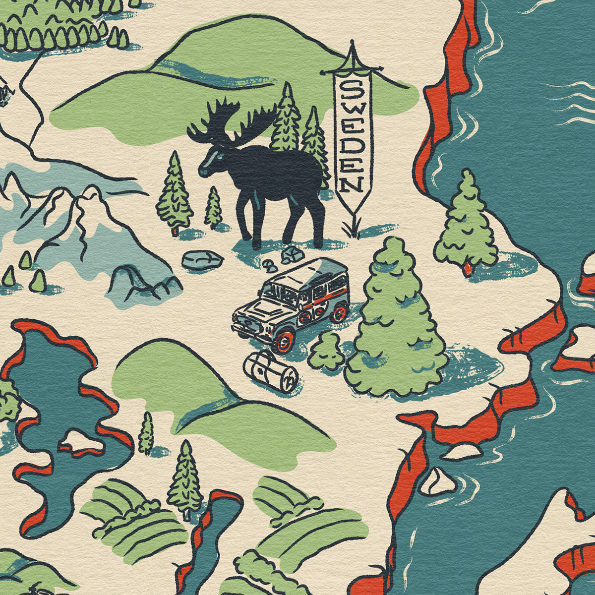 The Great Malle Arctic Rally 2025 - Official Artwork