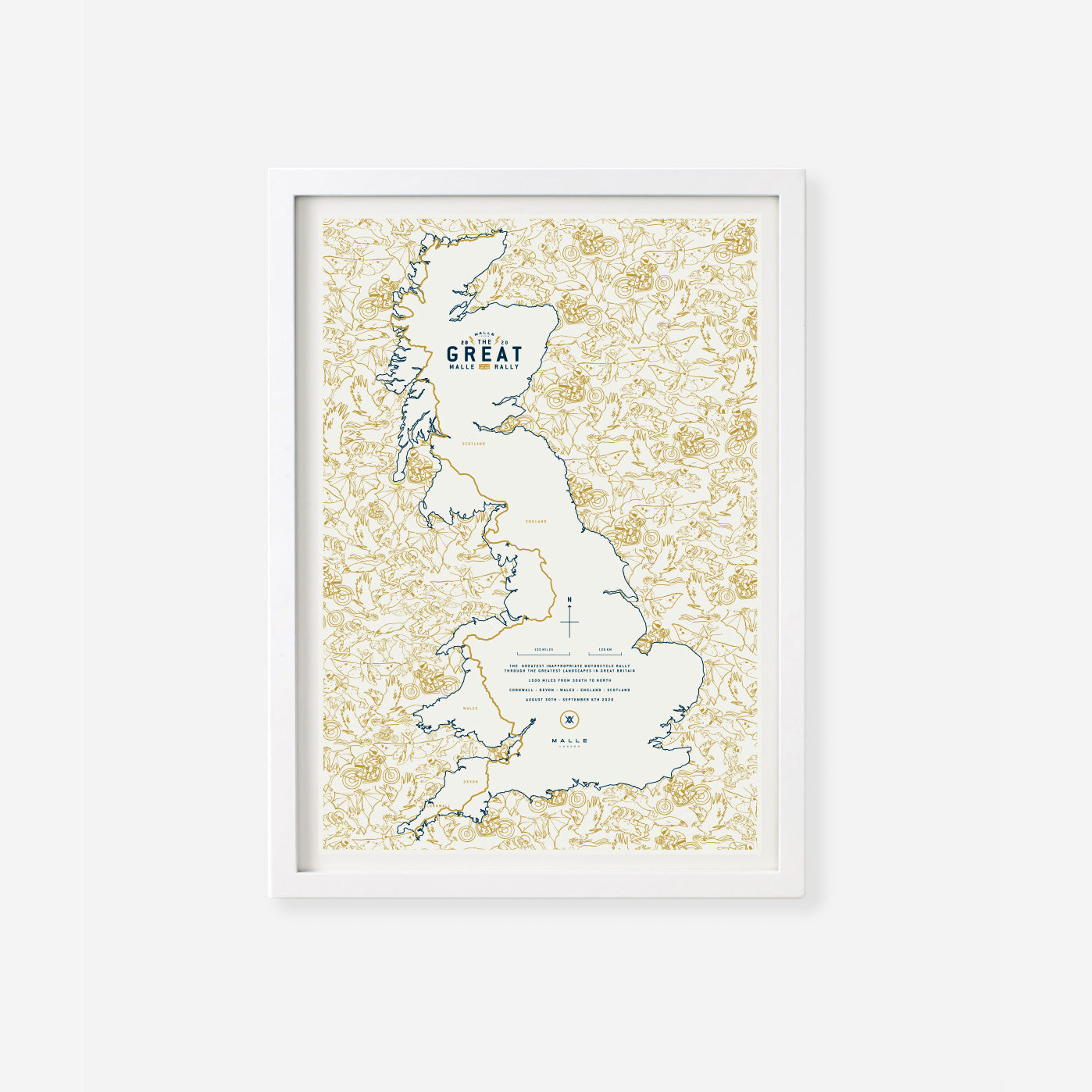 THE GREAT MALLE RALLY 2020 ARTWORK