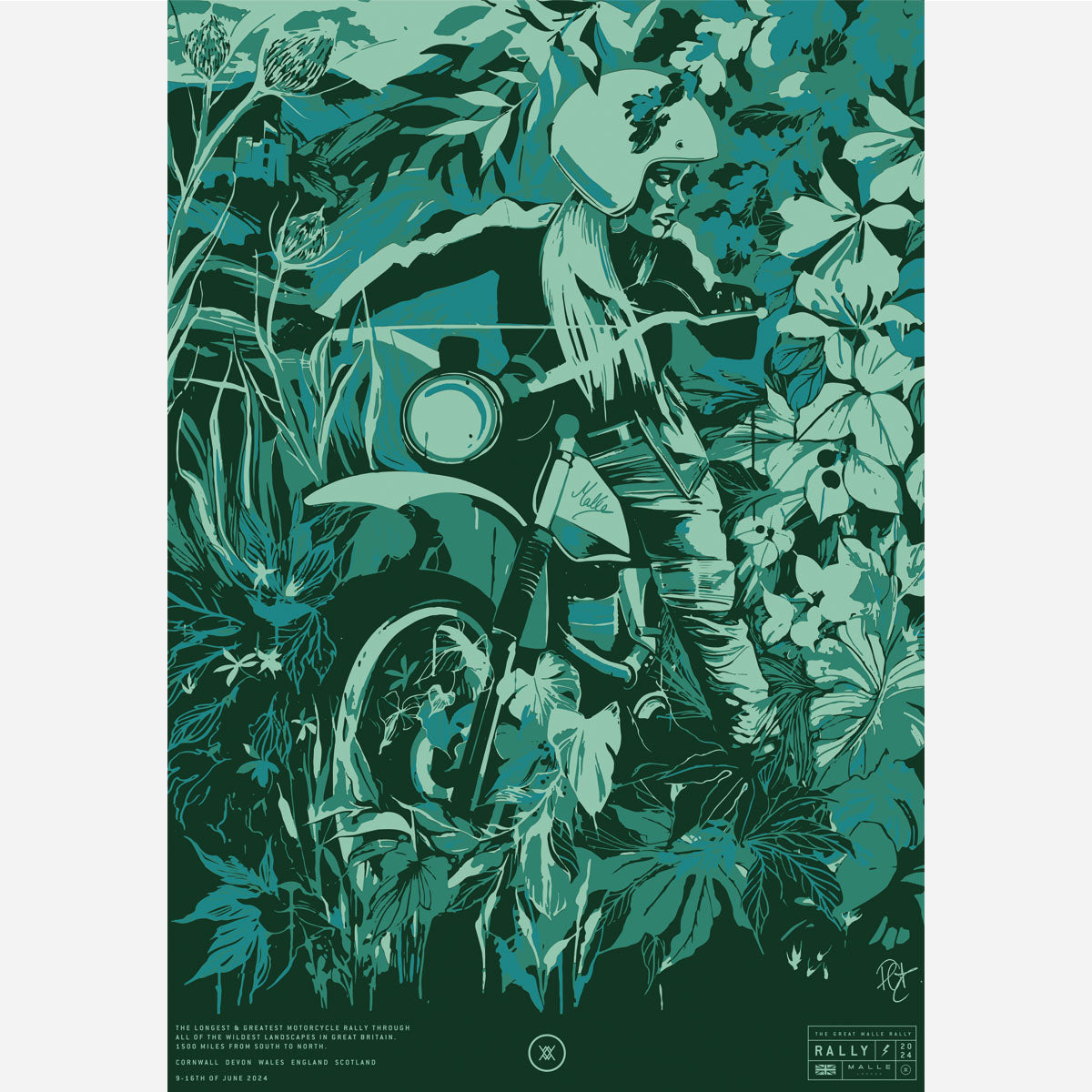 THE GREAT MALLE RALLY 2024 POSTER