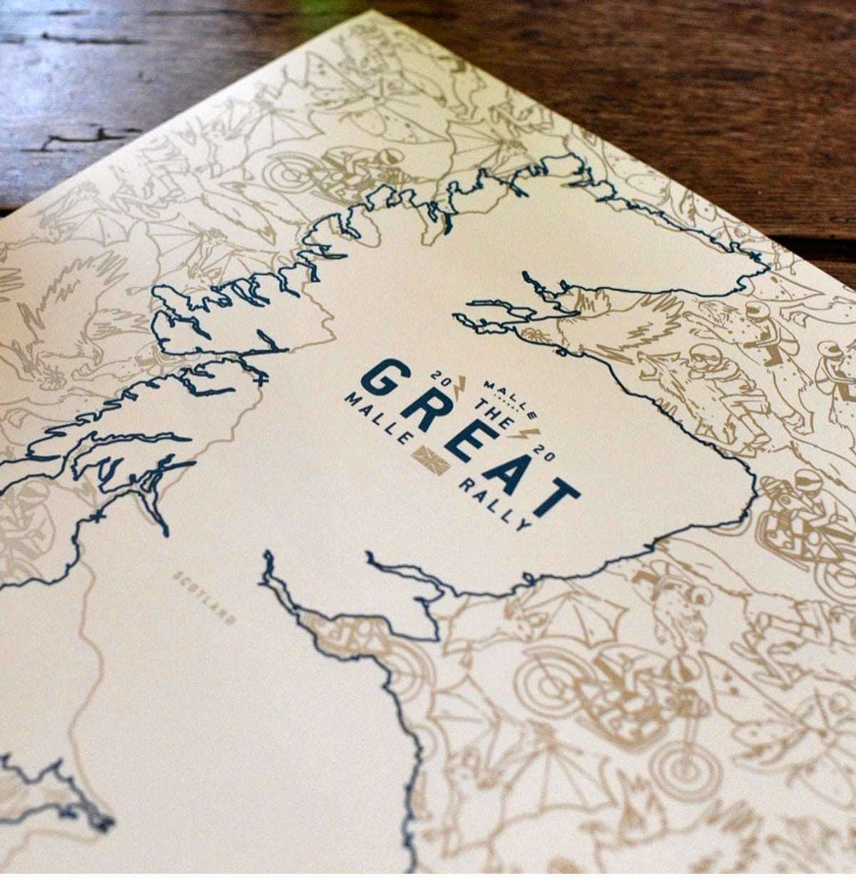 THE GREAT MALLE RALLY 2020 ARTWORK