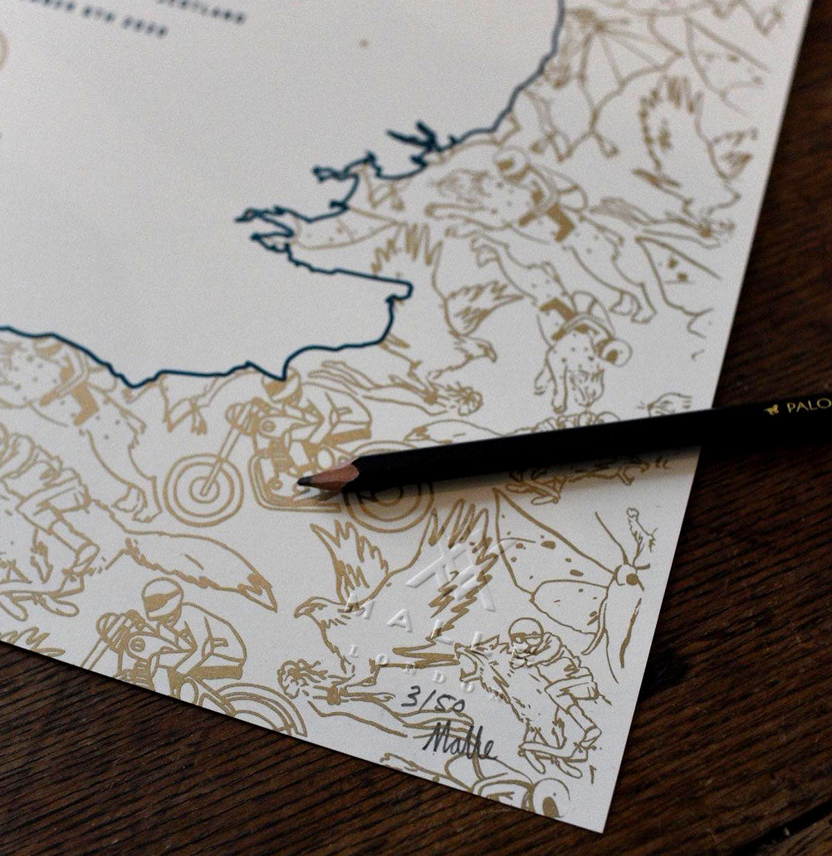 THE GREAT MALLE RALLY 2020 ARTWORK