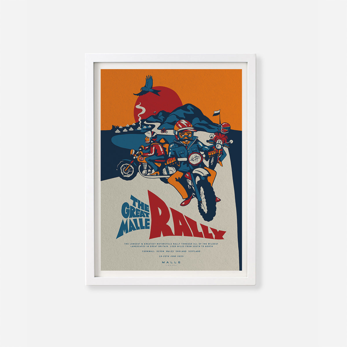 Malle X Stevie Gee 2023 Race/Rally Poster Set
