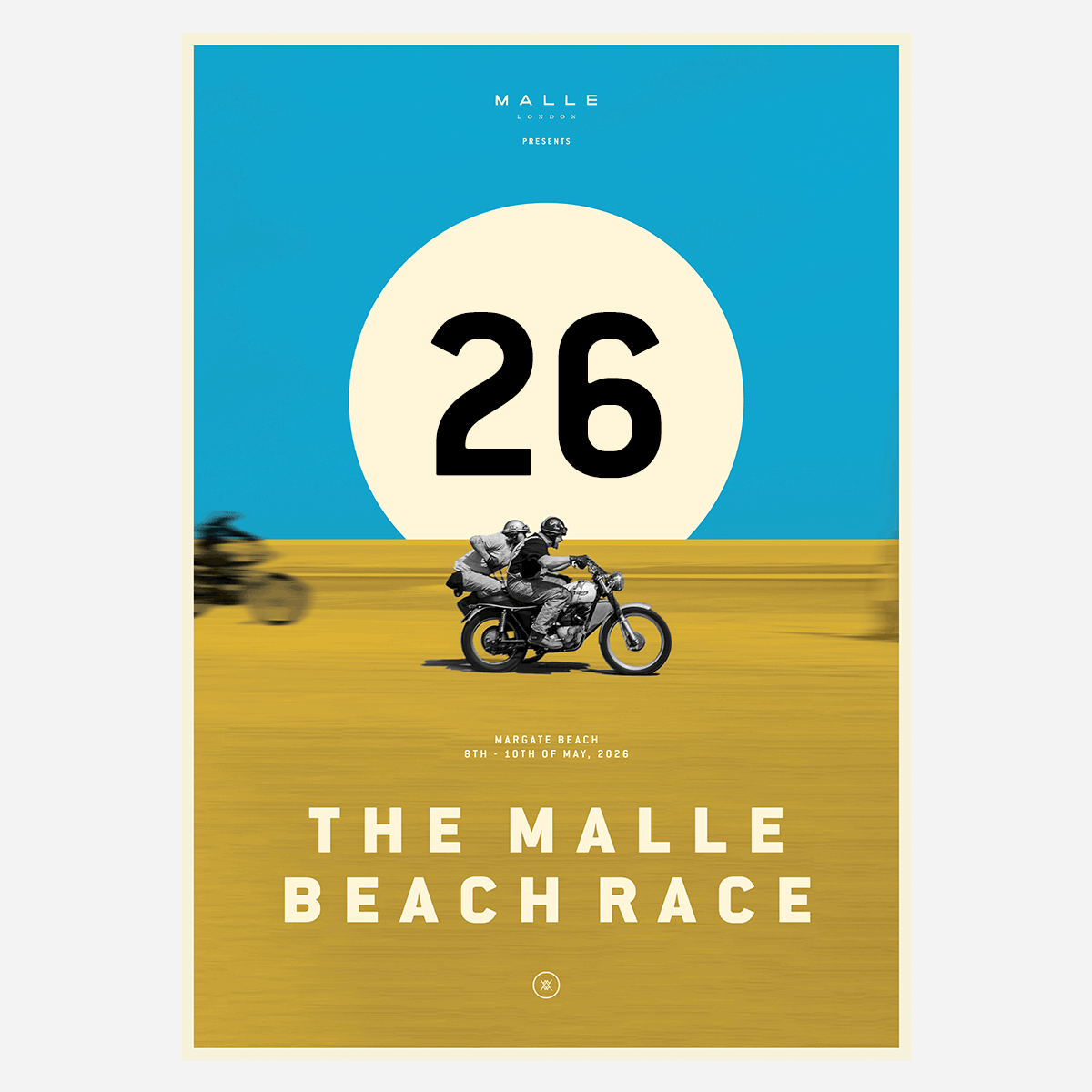 The Malle Beach Race 2026 - Official Custom Artwork
