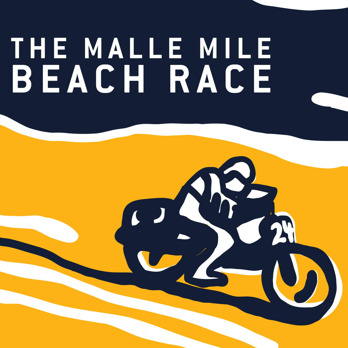 The Malle Beach Race 2024 Ltd Edition Poster