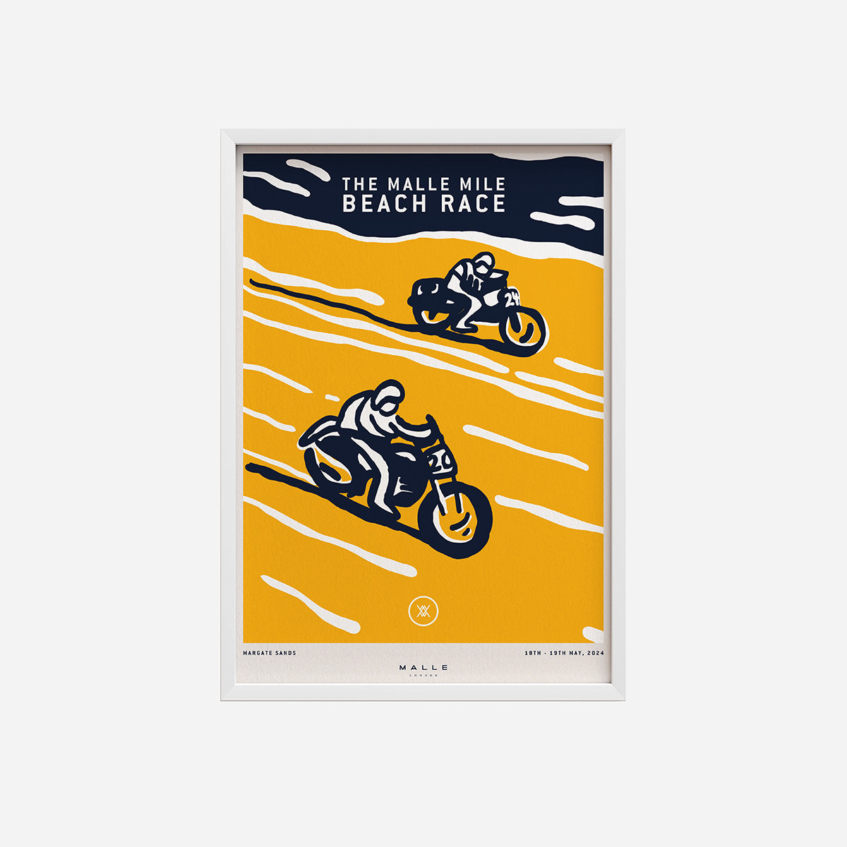 The Malle Beach Race 2024 Ltd Edition Poster | Malle London