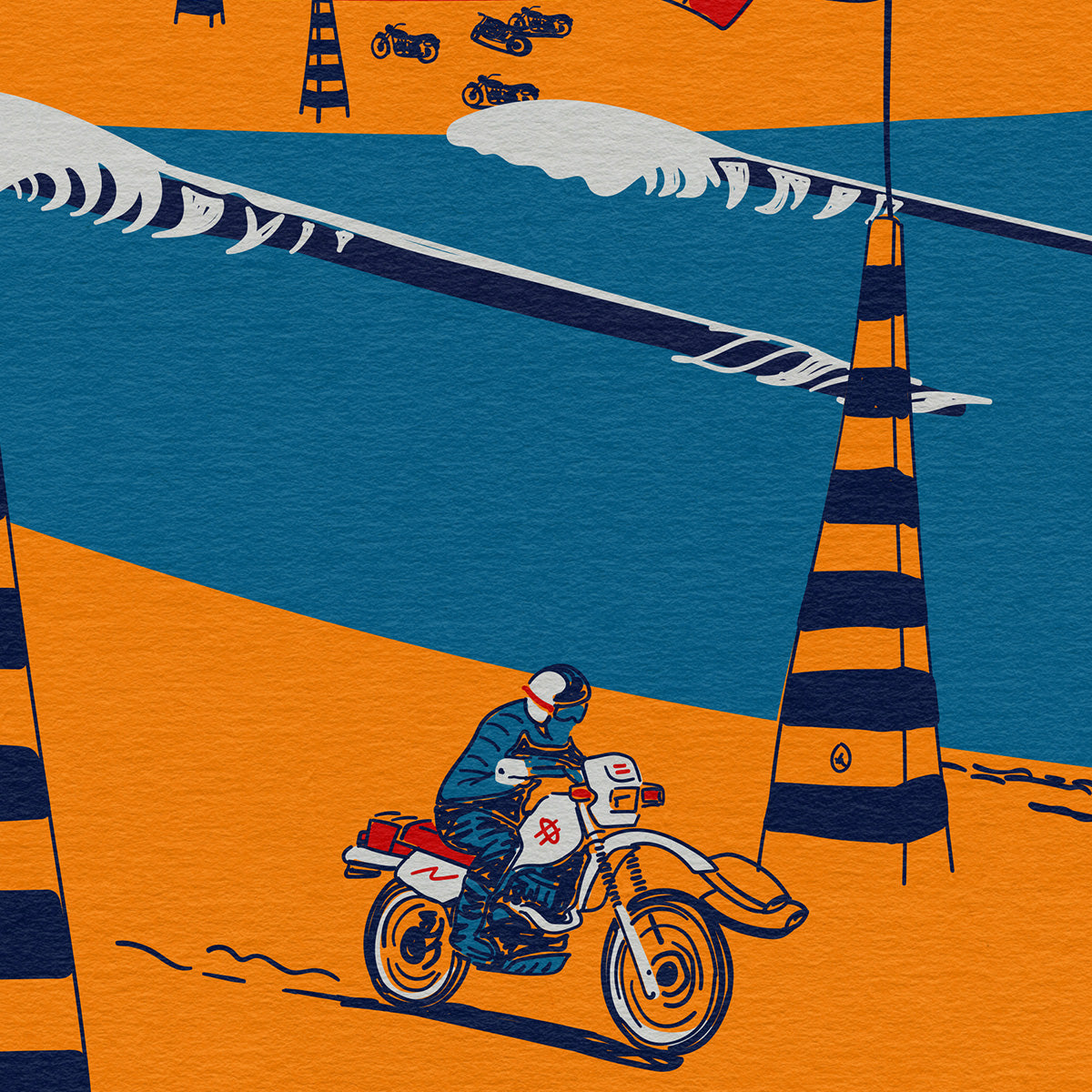 The Beach Race 2021 Official Artwork