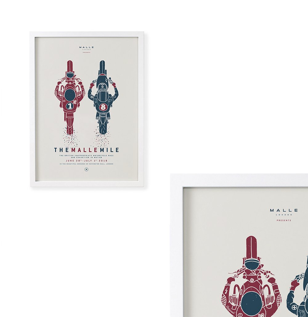 The Malle Mile 2018 Race Artwork