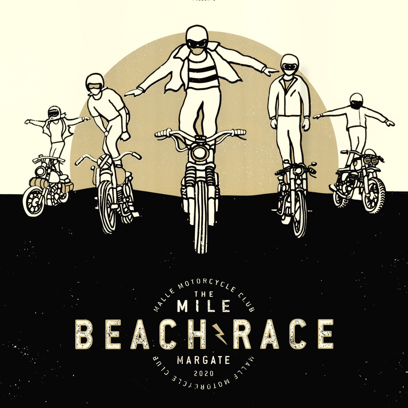 The Mile Beach Race 2020 Poster